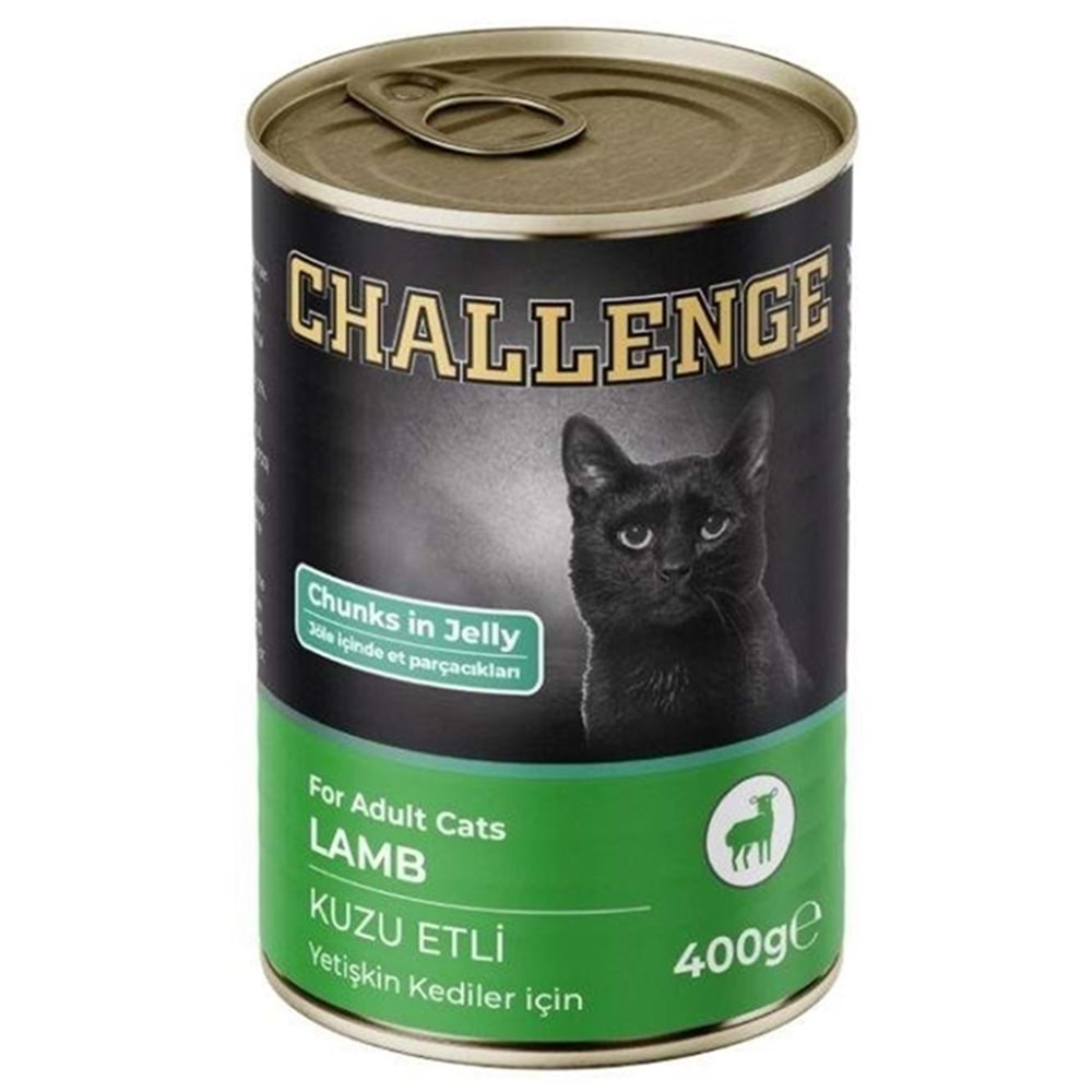 Challenge Adult Kuzu Etli Yetişkin Kedi Konservesi 400 Gr