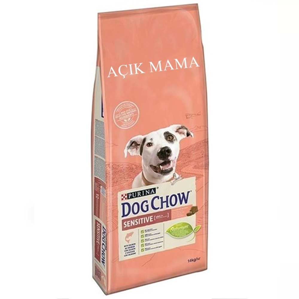 Dog Chow Adult Sensitive Salmon Somonlu Hassas Yetişkin Açık Köpek Maması (1 Kg)
