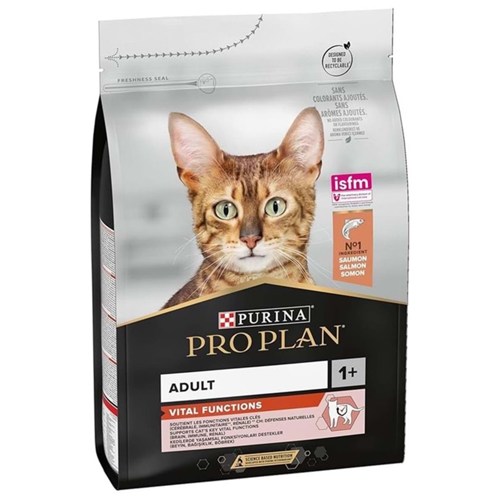 Pro Plan Adult Vital Functions Salmon Somonlu Yetişkin Kedi Maması 3 Kg