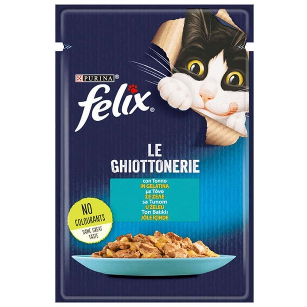 Felix Pouch Adult Ton Balıklı Yaş Kedi Maması 85 Gr