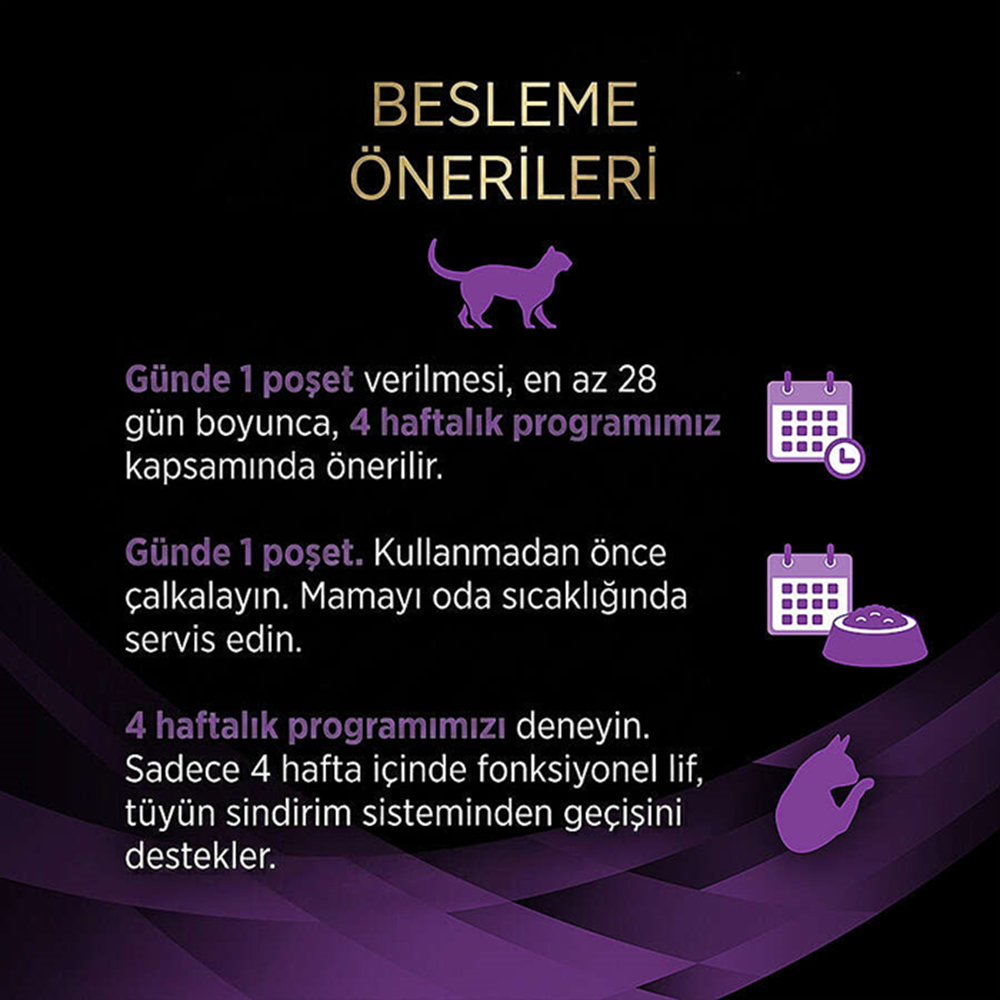 Pro Plan Pouch Hairball Care Tüy Yumağı Kontrolü Kümes Hayvanlı Kedi Yaş Maması 7x35 Gr