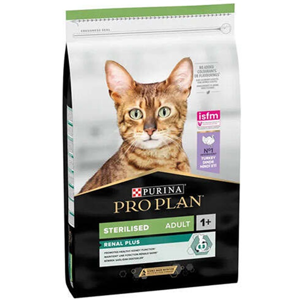 Pro Plan Sterilised Renal Turkey Hindi Etli Kısırlaştırılmış Kedi Maması 10 Kg