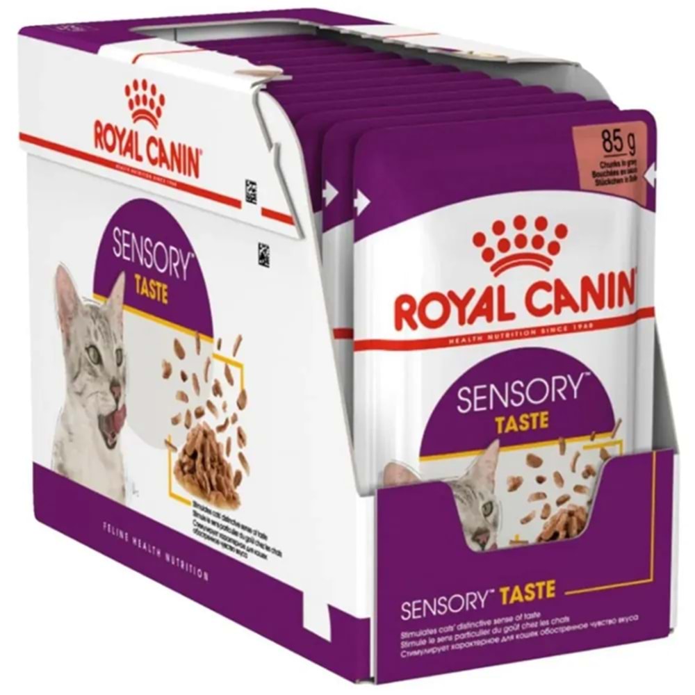 Royal Canin Pouch Sensory Taste Gravy Soslu Kedi Yaş Maması 12x85 Gr