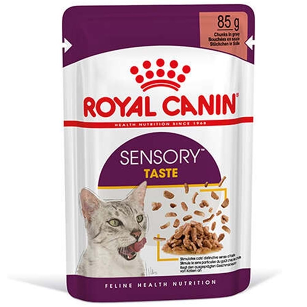 Royal Canin Pouch Sensory Taste Gravy Soslu Kedi Yaş Maması 85 Gr
