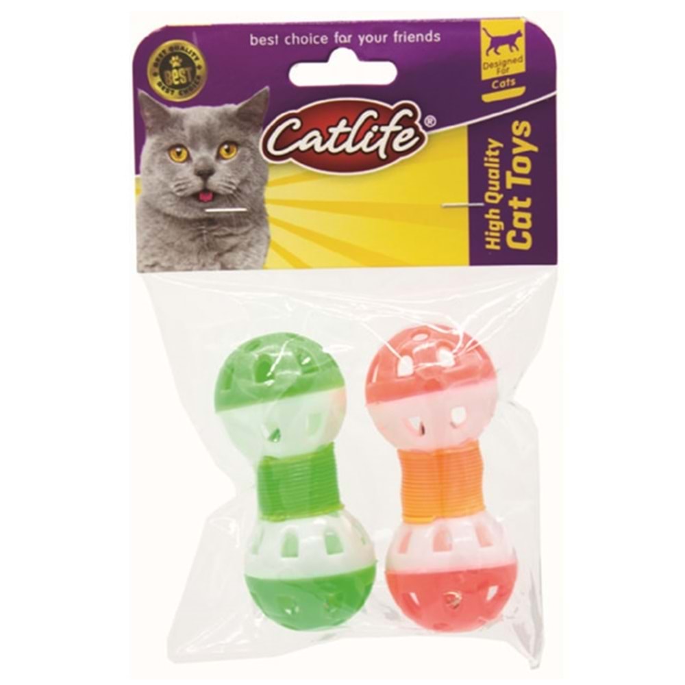 Catlife 2'li Zilli Kedi Oyuncağı 9 Cm