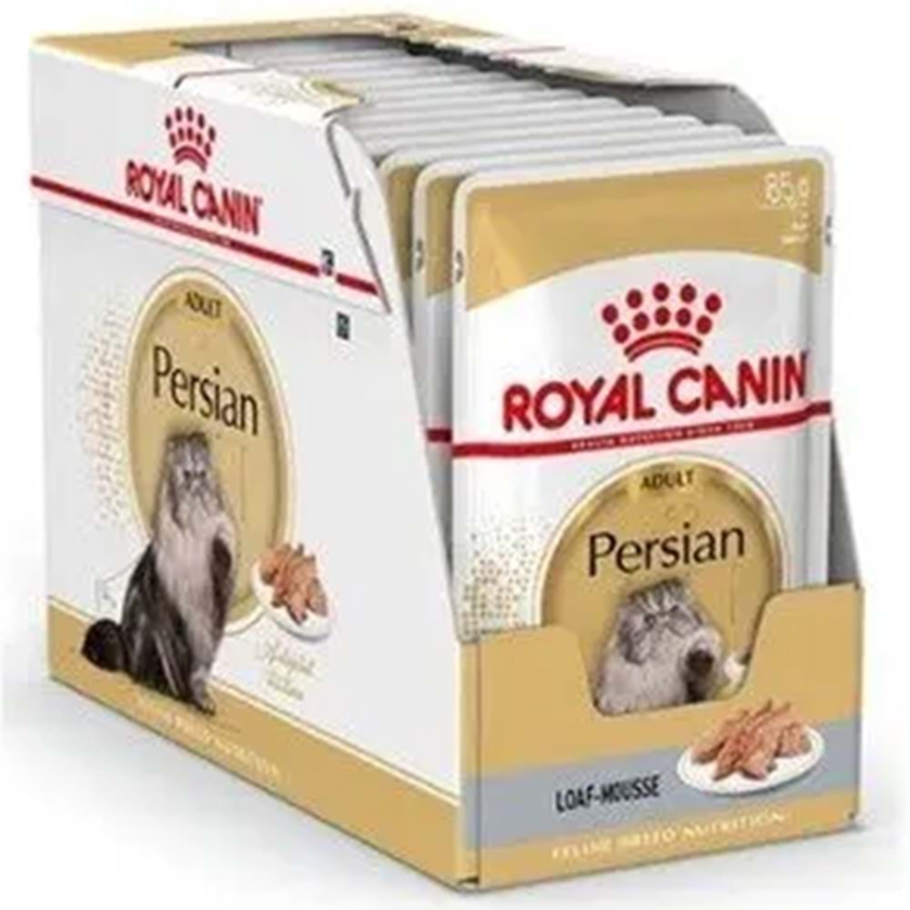 Royal Canin Pouch Adult Persian Loaf İran Kedilerine Özel Yetişkin Kedi Yaş Maması 12x85 Gr