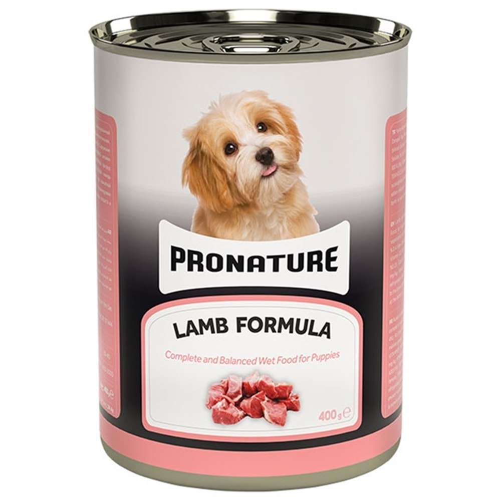 Pronature Puppy Lamb Formula Kuzu Etli Püre Yavru Köpek Konservesi 400 Gr