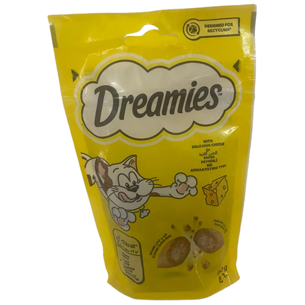 Dreamies With Delicious Cheese Enfes Peynirli Kedi Ödül Maması 60 Gr