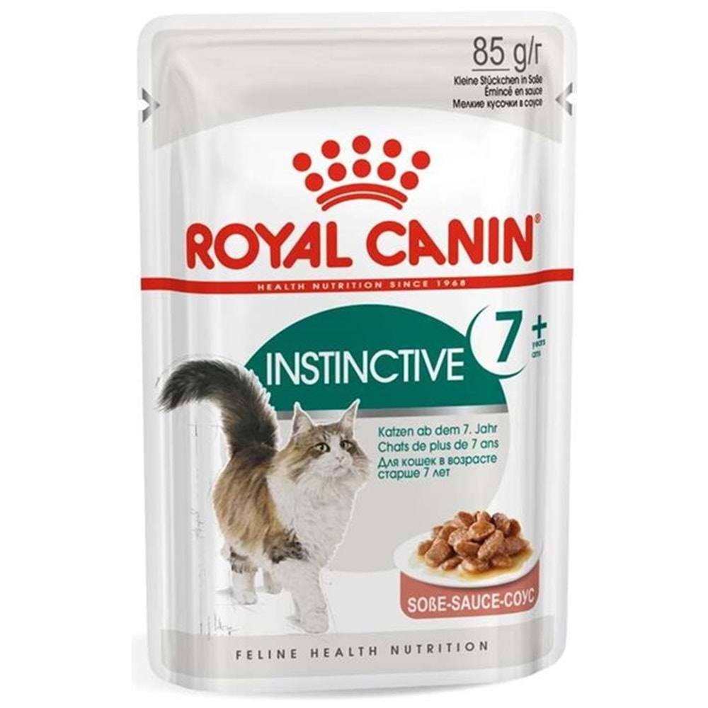 Royal Canin Pouch Instinctive 7+ Gravy Soslu Yaşlı Kedi Yaş Maması 85 Gr