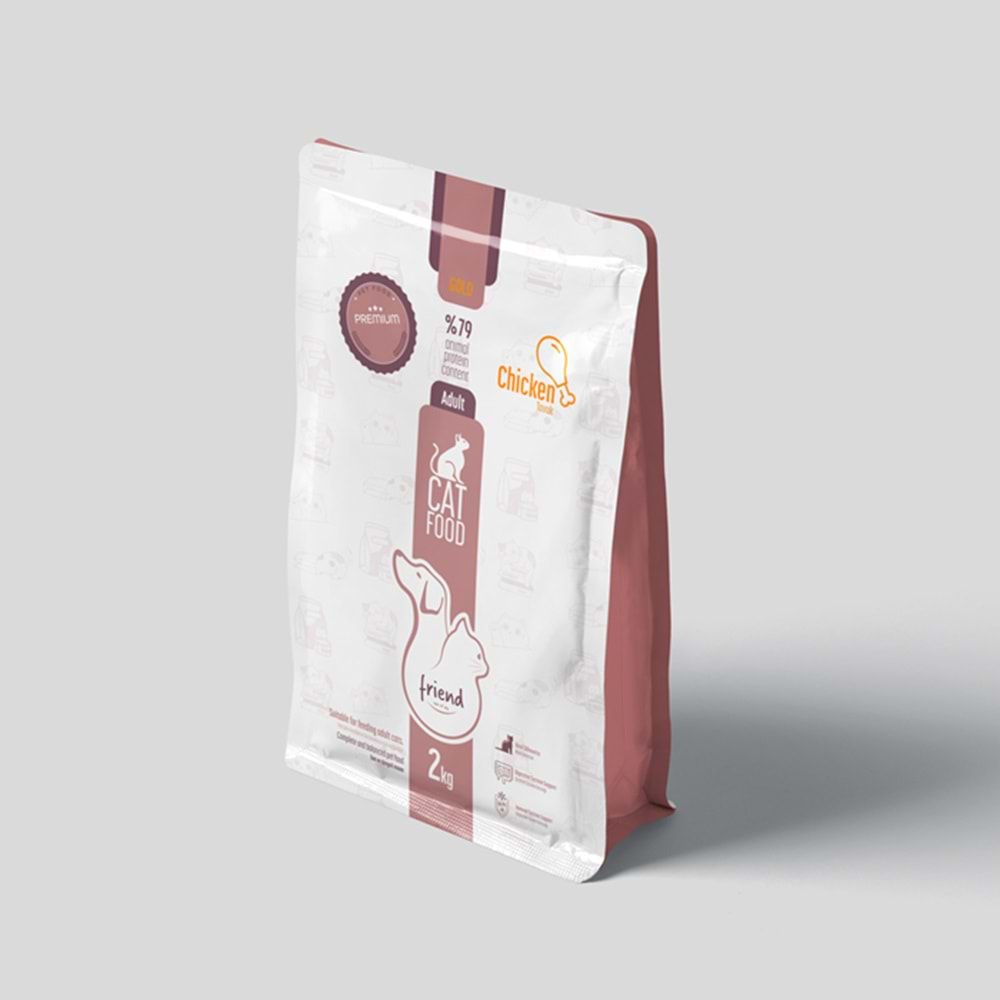 Friend Gold Adult Chicken Tavuk Etli Yetişkin Kedi Maması 2 Kg