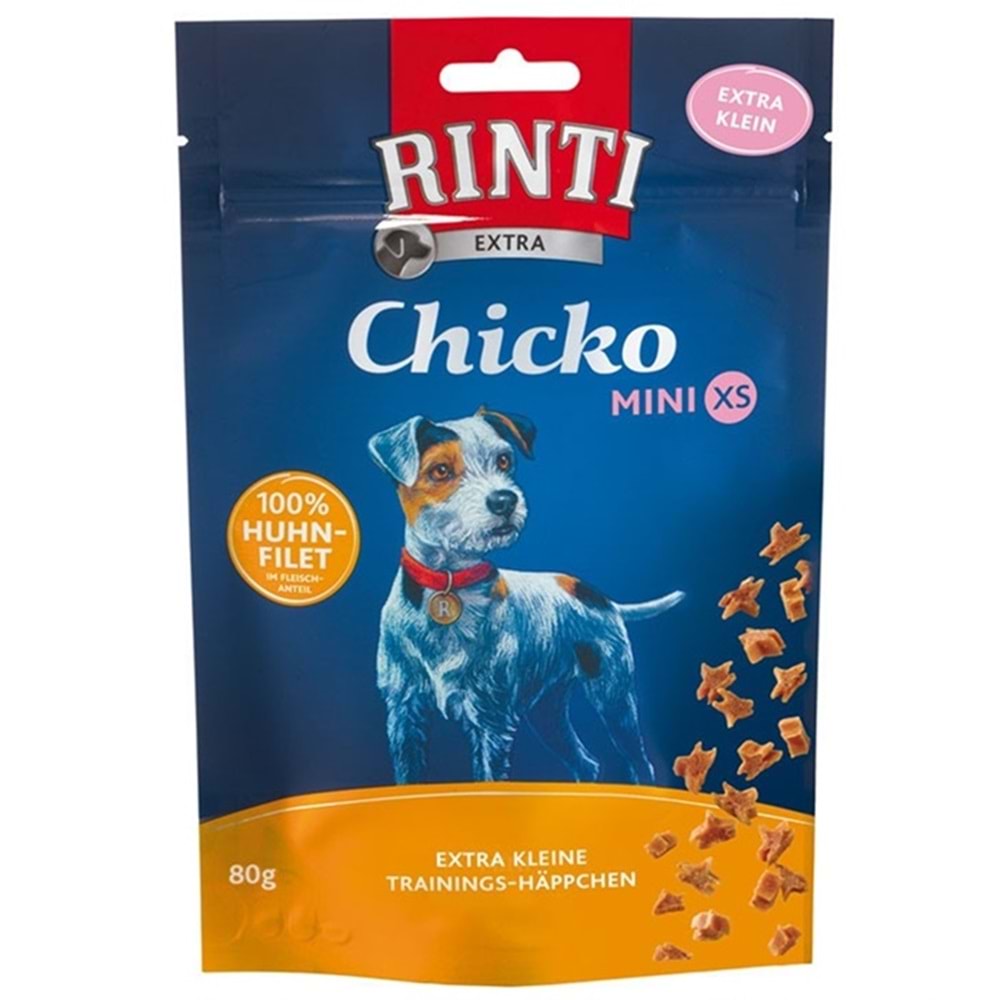 Rinti Extra Chicko Mini XS Tavuklu Köpek Ödülü (80 Gr)