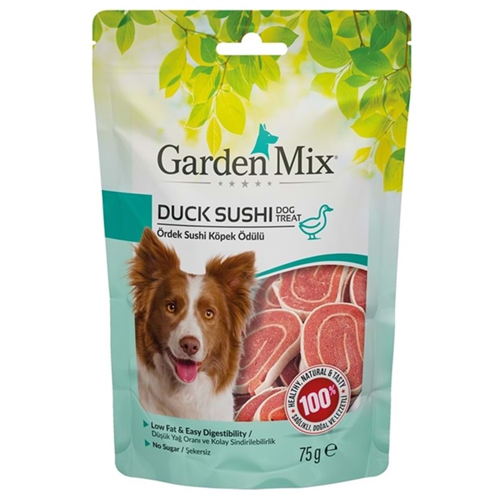 Gardenmix Duck Sushi Dog Treat Ördek Sushi Köpek Ödülü (75 Gr)