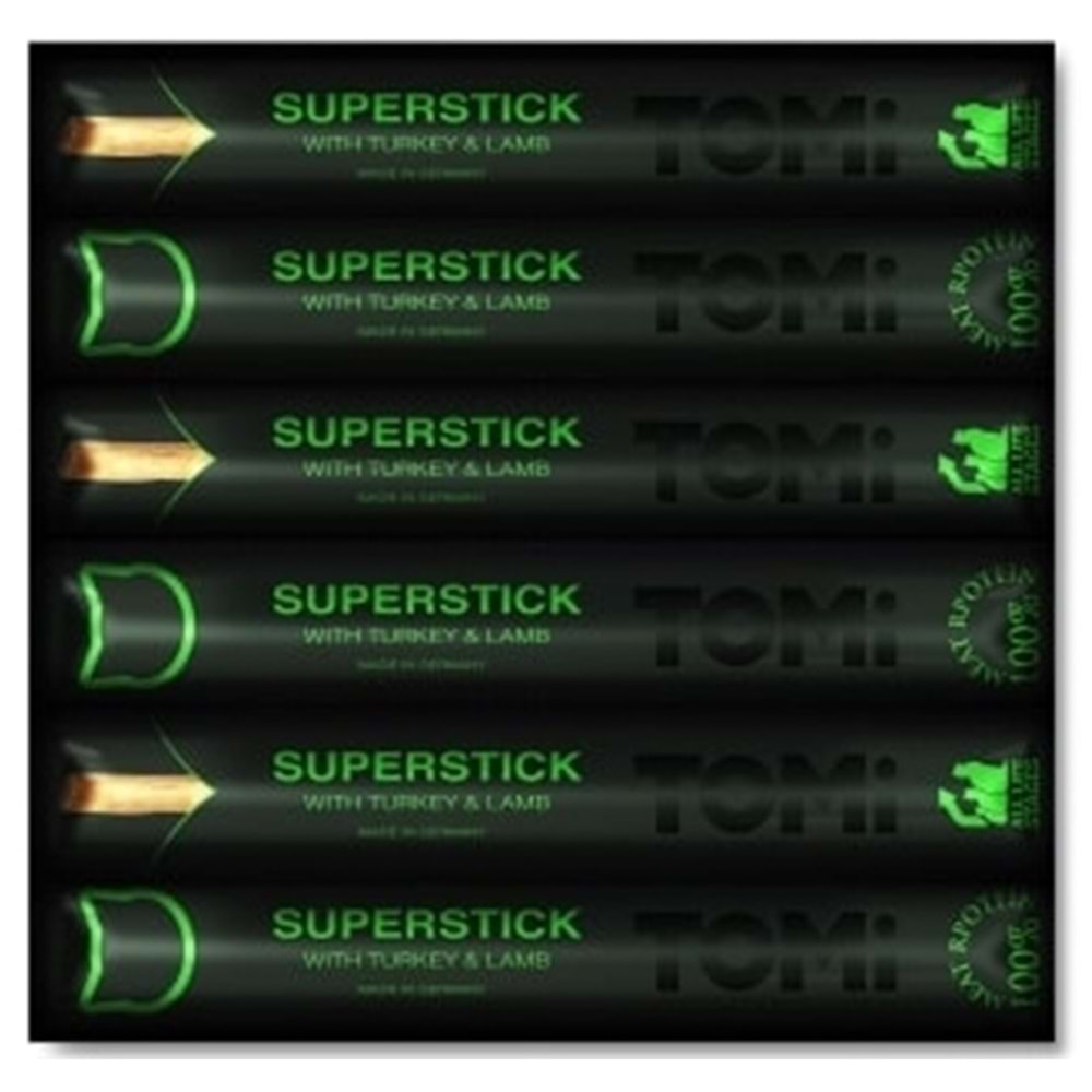 Tomi Sticks With Turkey & Lamb Hindi ve Kuzu Etli Kedi Ödül Çubuğu 6x5 Gr