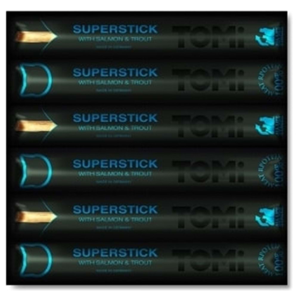 Tomi Sticks With Salmon & Trout Somon ve Alabalıklı Kedi Ödül Çubuğu 6x5 Gr