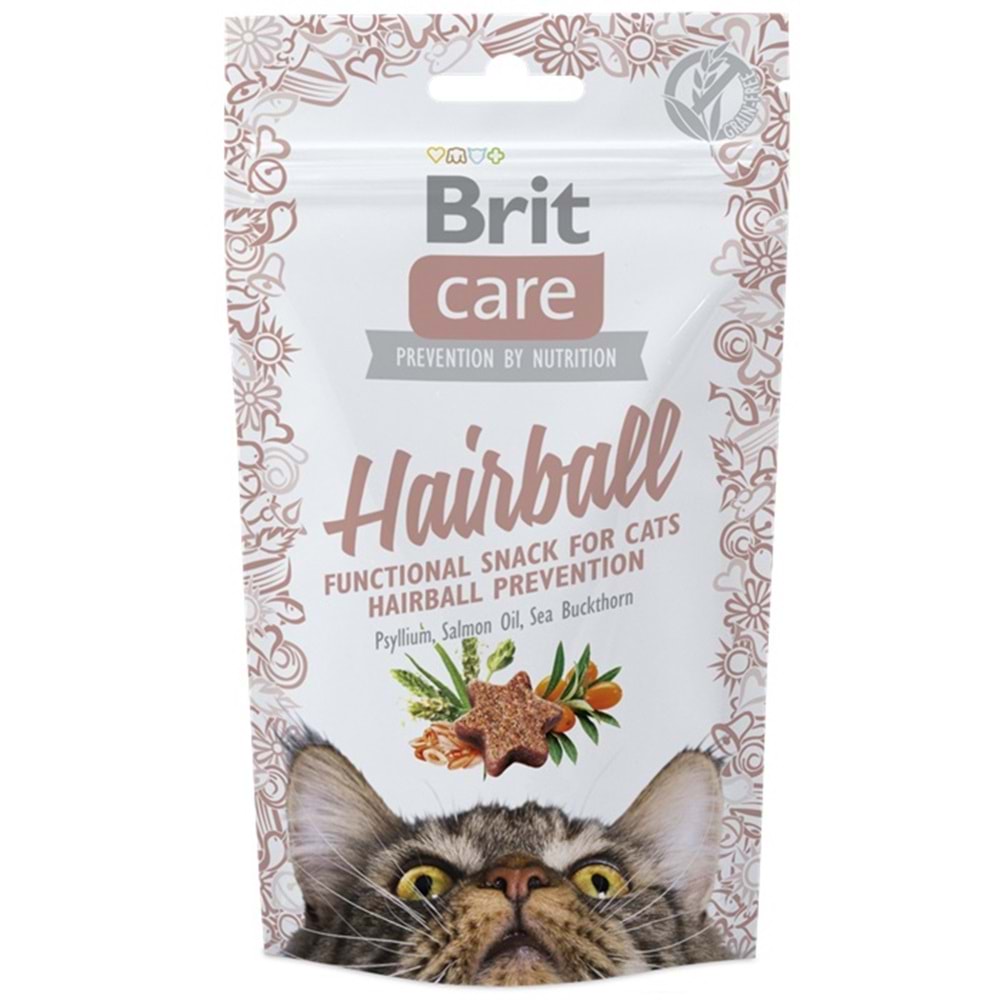 Brit Care Cat Snack Hairball Kedi Ödülü 50 Gr