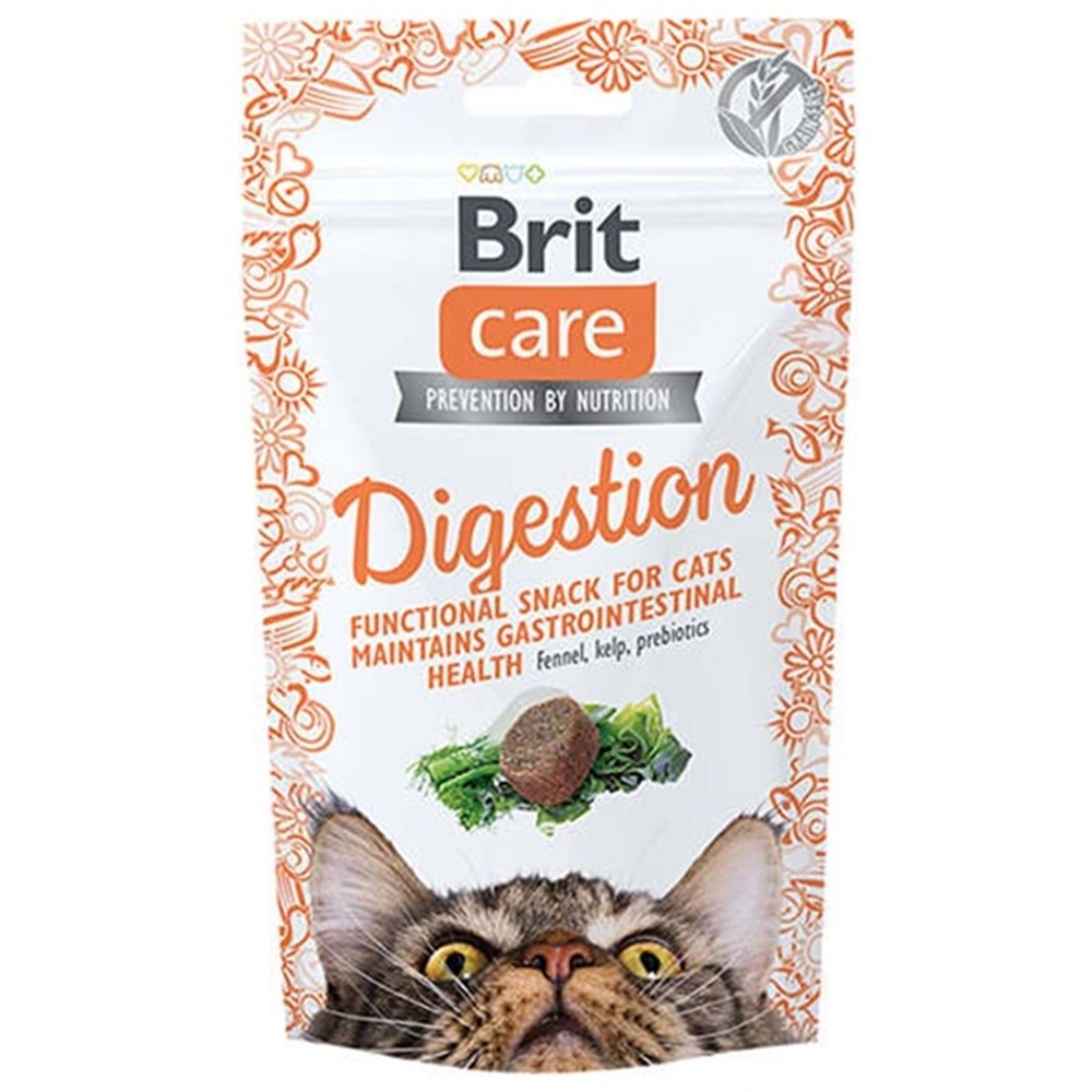 Brit Care Cat Snack Digestion Kedi Ödülü 50 Gr