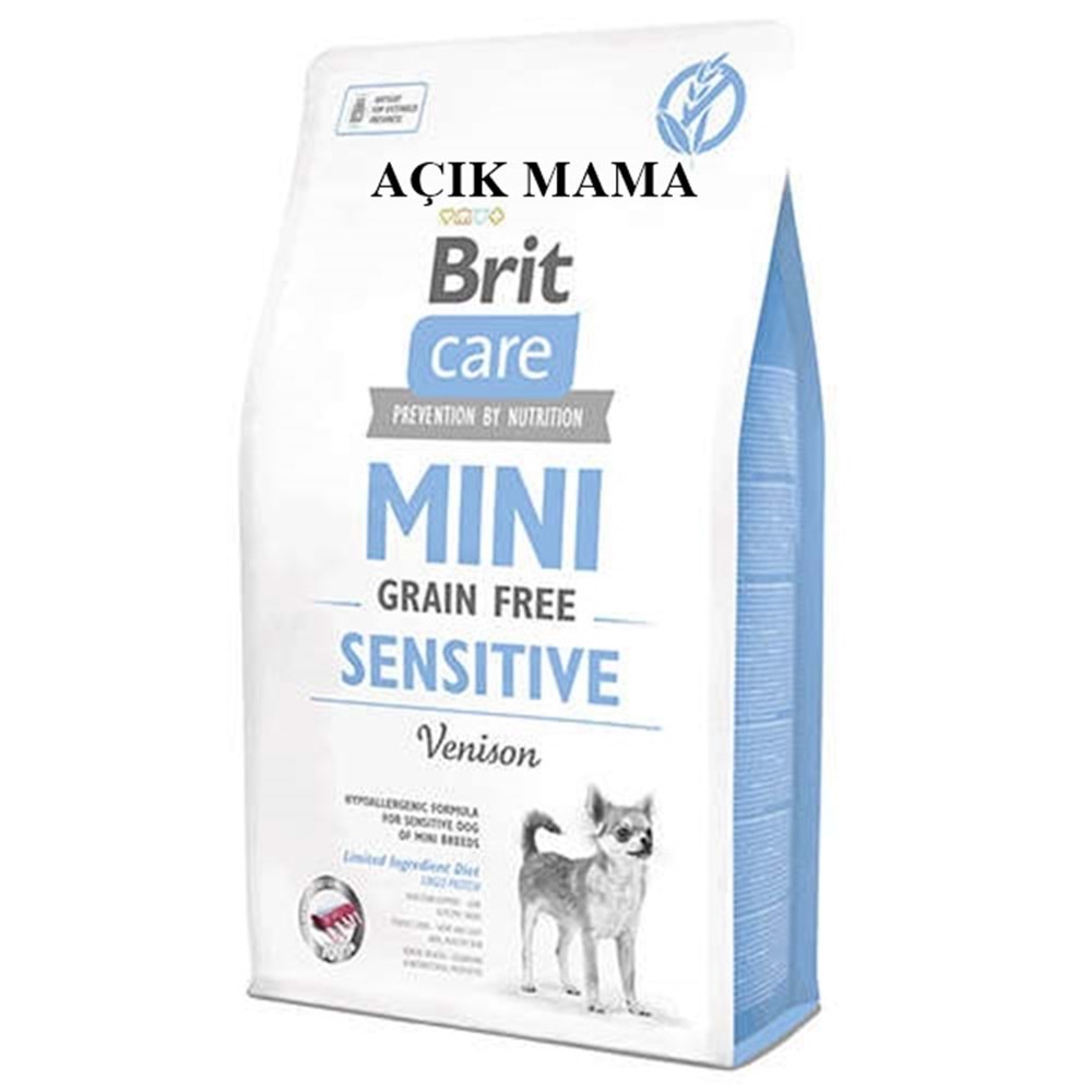 Brit Care Mini Adult Geyikli Tahılsız Mini Irk Hassas Yetişkin Açık Köpek Maması 1 Kg