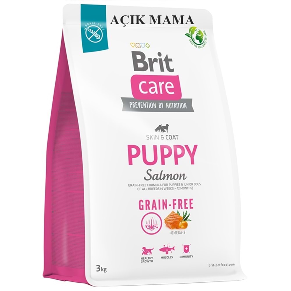Brit Care Puppy Somon ve Patatesli Tahılsız Yavru Açık Köpek Maması 1 Kg