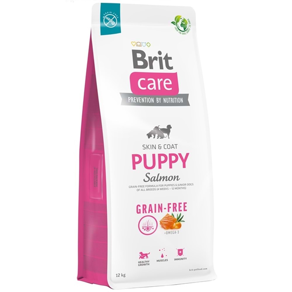 Brit Care Puppy Salmon Grain Free Somon ve Patatesli Tahılsız Yavru Köpek Maması 12 Kg