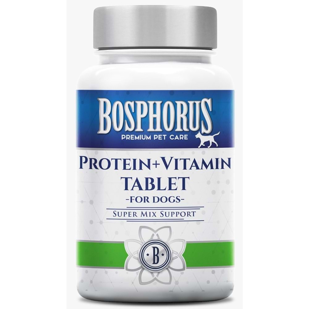 Bosphorus Köpekler İçin Protein ve Vitamin Tablet (60 Gr)(60 Tablet)