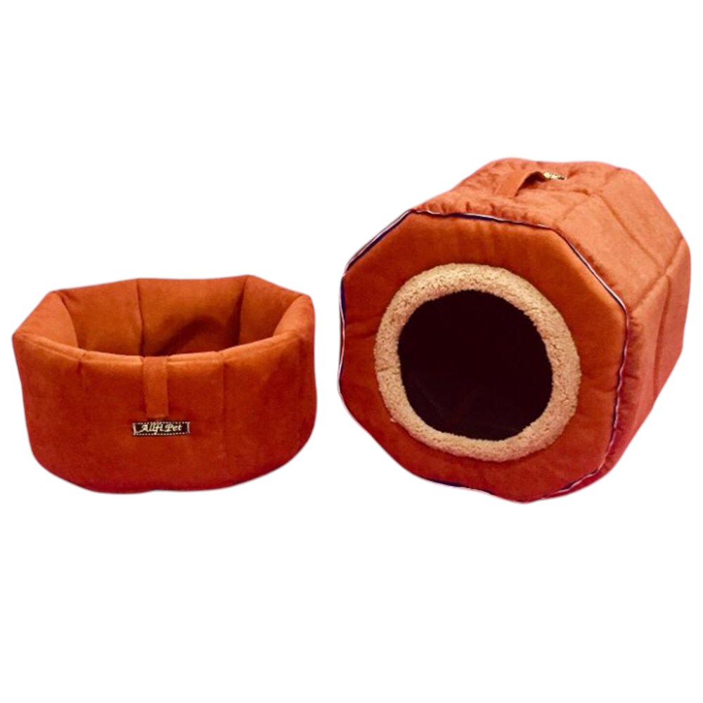 Allfi Pet Sekizgen Kedi Köpek Yatağı 40x40x50 Cm