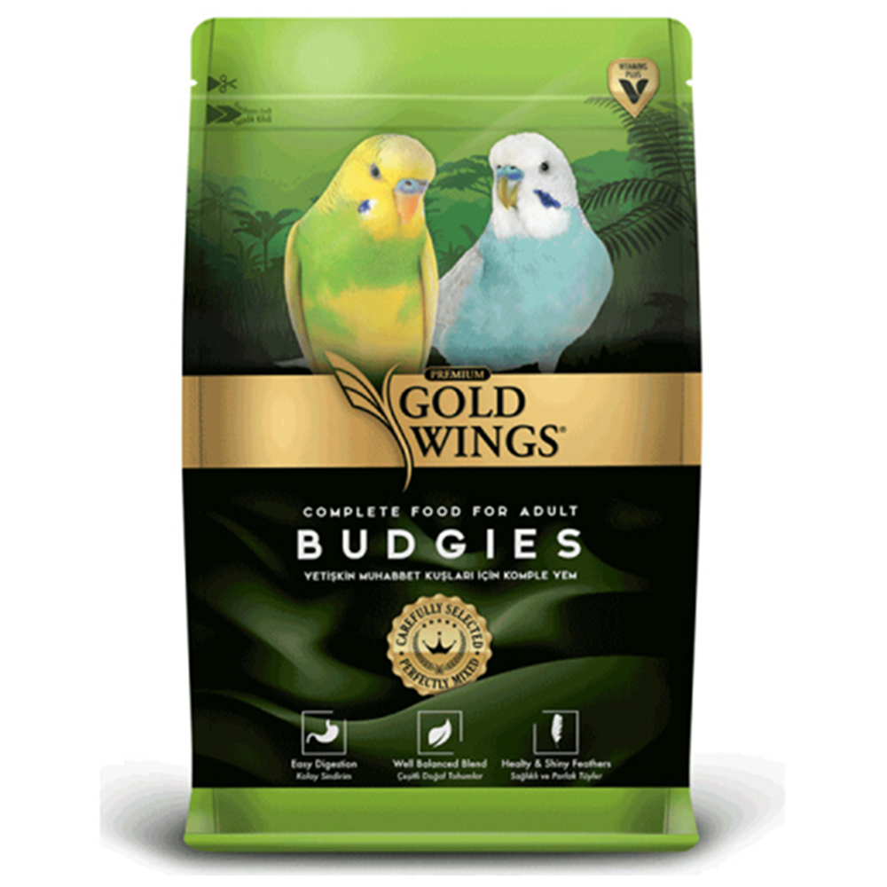 Gold Wings Premium Muhabbet Kuşu Yemi 1 Kg