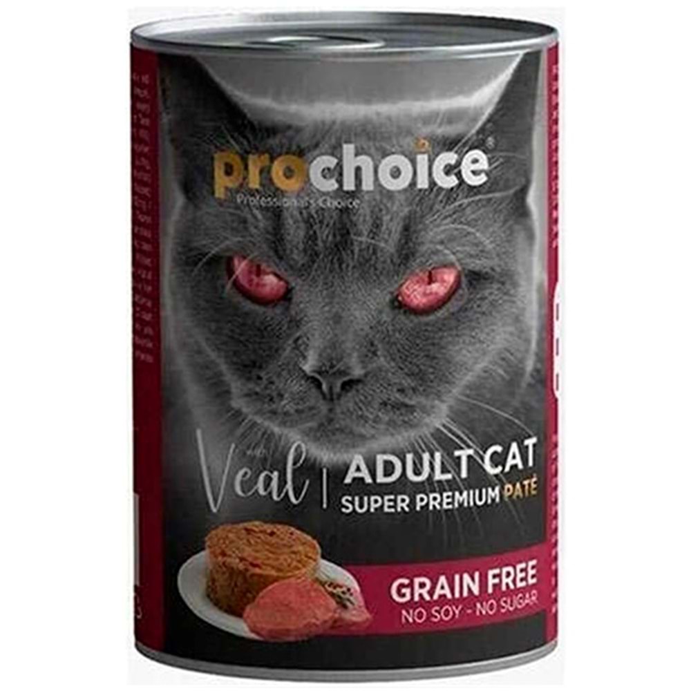 Prochoice Adult Tahılsız Dana Etli Pate Kedi Konservesi 400 Gr