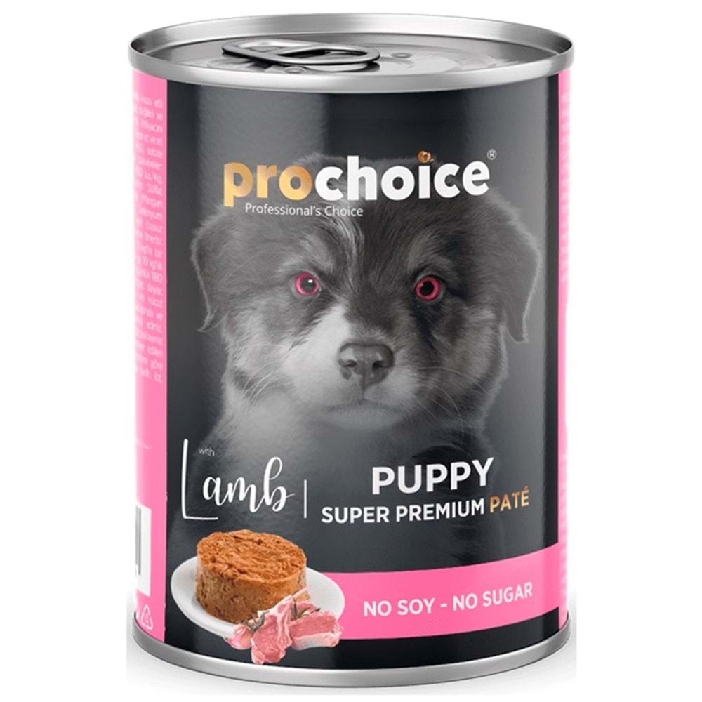 Prochoice Puppy Tahılsız Kuzu Etli Pate Yavru Köpek Konservesi 400 Gr