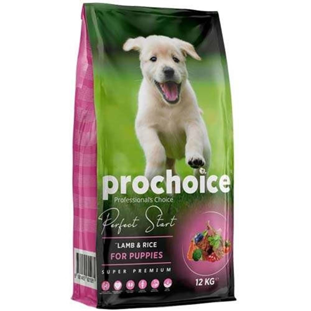 Prochoice Perfect Start Puppy Lamb & Rice Kuzu Etli ve Pirinçli Yavru Köpek Maması 12 Kg