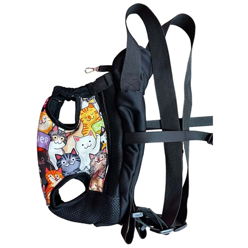 Miyav Kedi Köpek Kanguru Taşıma Çantası (XXS) (0-2 Kg)