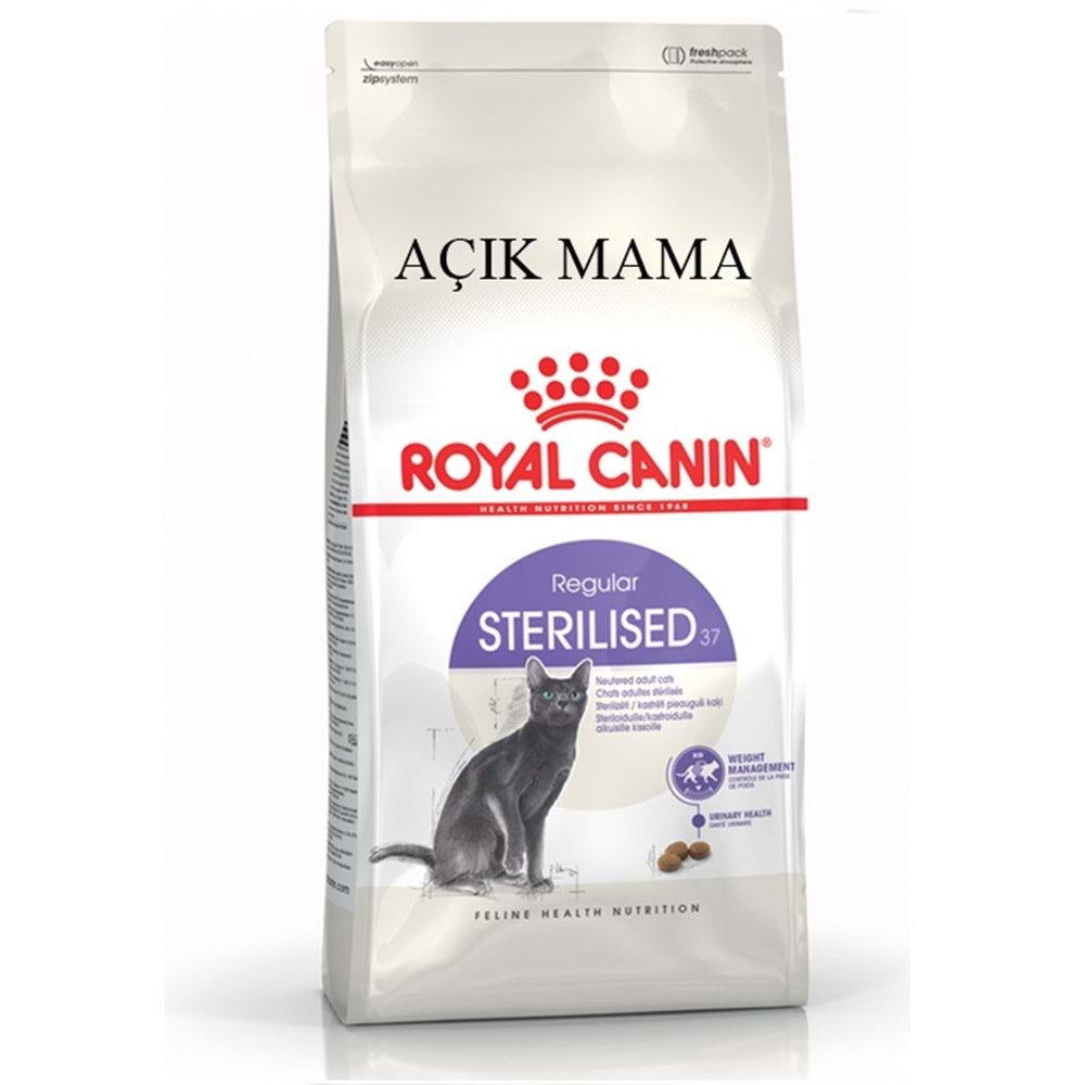 Royal Canin Regular Sterilised 37 Kısırlaştırılmış Açık Kedi Maması (800 Gr)