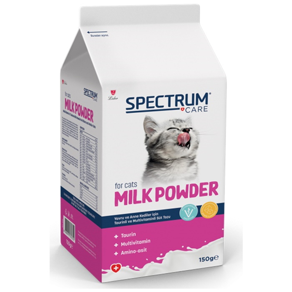 Spectrum Care For Cats Milk Powder Yavru Kediler İçin Taurin ve Multivitaminli Süt Tozu 150 Gr