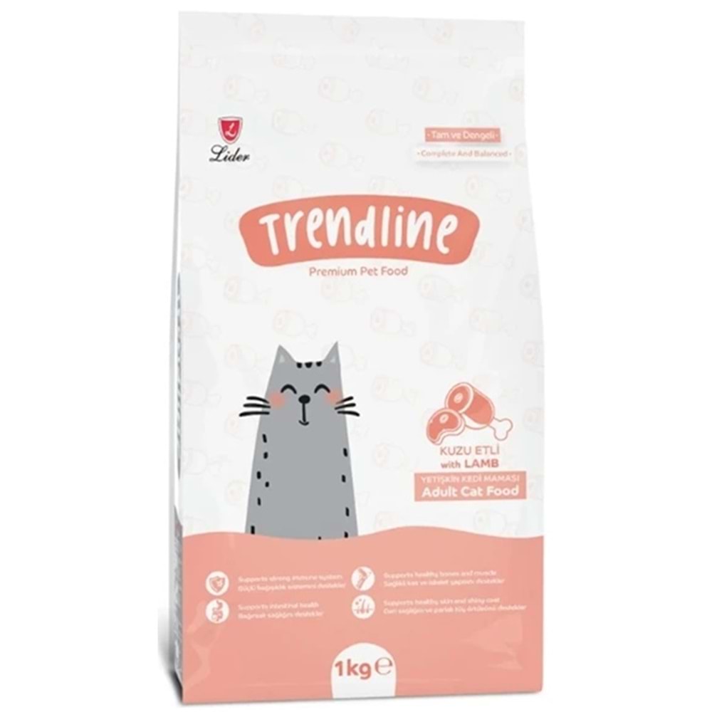 Trendline Adult With Lamb Kuzu Etli Yetişkin Kedi Maması 1 Kg