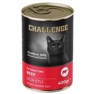 Challenge Adult Sığır Etli Yetişkin Kedi Konservesi 400 Gr
