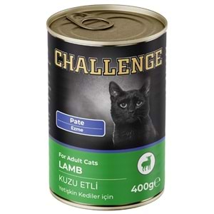 Challenge Adult Kuzu Etli Pate Yetişkin Kedi Konservesi 400 Gr