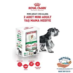 Royal Canin Adult Mini Small Küçük Irk Yetişkin Köpek Maması 2 Kg - Yaş Mama Hediyeli
