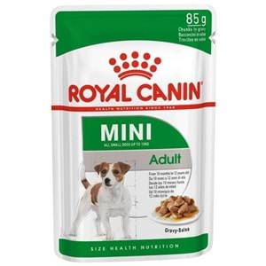 Royal Canin Pouch Mini Adult Gravy Soslu Yetişkin Köpek Yaş Maması 85 Gr