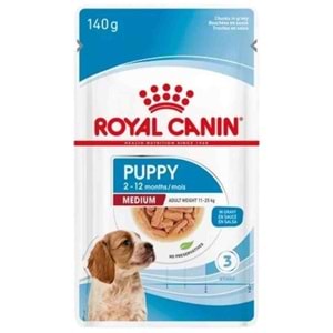 Royal Canin Pouch Puppy Medium Gravy Soslu Orta Irk Yavru Köpek Yaş Maması 140 Gr