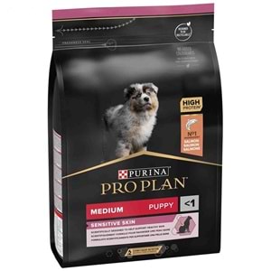 Pro Plan Puppy Medium Sensitive Skin Salmon Somonlu Orta Irk Yavru Köpek Maması 3 Kg