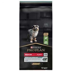 Pro Plan Puppy Medium Kuzu Etli Hassas Sindirim Orta Irk Yavru Köpek Maması 12 Kg
