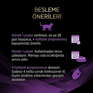 Pro Plan Pouch Hairball Care Tüy Yumağı Kontrolü Kümes Hayvanlı Kedi Yaş Maması 7x35 Gr