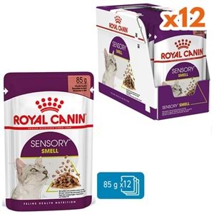Royal Canin Pouch Sensory Smell Gravy Soslu Kedi Yaş Maması 12x85 Gr