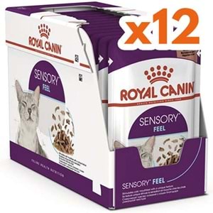 Royal Canin Pouch Sensory Feel Gravy Soslu Kedi Yaş Maması 12x85 Gr