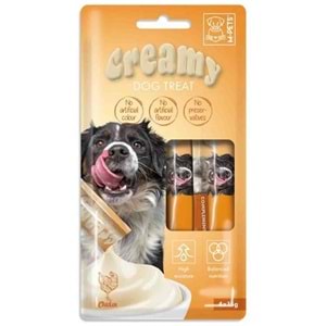 M-Pets Creamy Dog Treat Chicken Tavuk Etli Köpek Ödülü 4x15 Gr