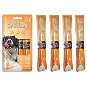 M-Pets Creamy Dog Treat Chicken Tavuk Etli Köpek Ödülü 4x15 Gr