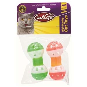Catlife 2'li Zilli Kedi Oyuncağı 9 Cm