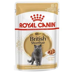 Royal Canin Pouch Adult British Shorthair Gravy Soslu Kedi Yaş Maması 85 Gr