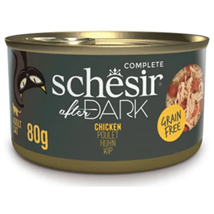 Schesir After Dark Velvet Tavuk Etli Tahılsız Et Suyunda Kedi Konservesi 80 Gr