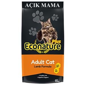 Econature Plus Adult Cat Lamb Formula Kuzu Etli Yetişkin Açık Kedi Maması 500 Gr