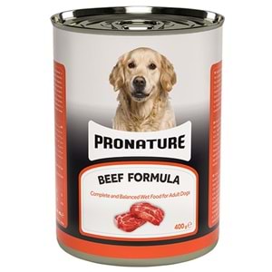 Pronature Adult Beef Formula Sığır Etli Püre Yetişkin Köpek Konservesi 400 Gr